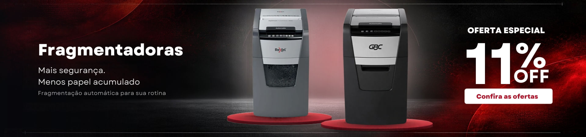 Fragmentadoras com Desconto Eletrônica Santana, encontre fragmentadoras de papel em oferta para triturar documentos com praticidade e segurança.